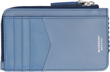 Carica l'immagine nel visualizzatore di Gallery, Portacarte G-Cut in pelle e denim

