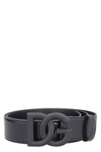 Load image into Gallery viewer, Leather belt with metal buckle
