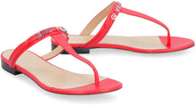 Load image into Gallery viewer, Leather flat sandals
