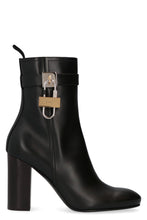 Load image into Gallery viewer, Lock leather ankle boots
