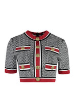 Load image into Gallery viewer, Jacquard crop top
