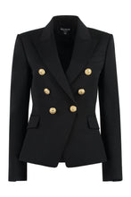 Load image into Gallery viewer, Double-breasted virgin wool jacket
