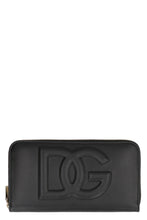 Carica l'immagine nel visualizzatore di Gallery, Portafoglio zip-around DG Logo in pelle
