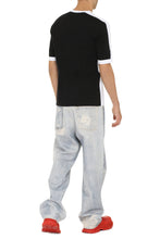 Carica l'immagine nel visualizzatore di Gallery, T-shirt in cotone bicolor
