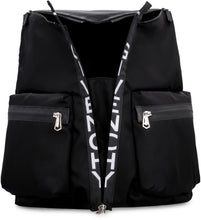 Load image into Gallery viewer, Leather details Spectre nylon backpack
