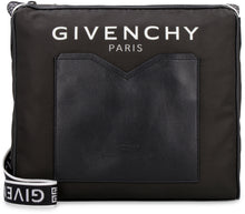 Carica l'immagine nel visualizzatore di Gallery, Messenger bag in pelle e nylon
