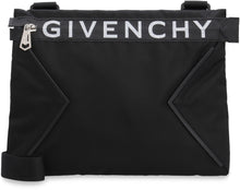 Carica l'immagine nel visualizzatore di Gallery, Messenger bag Spectre in pelle e nylon

