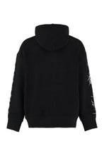 Carica l'immagine nel visualizzatore di Gallery, Felpa in maglia con cappuccio e zip
