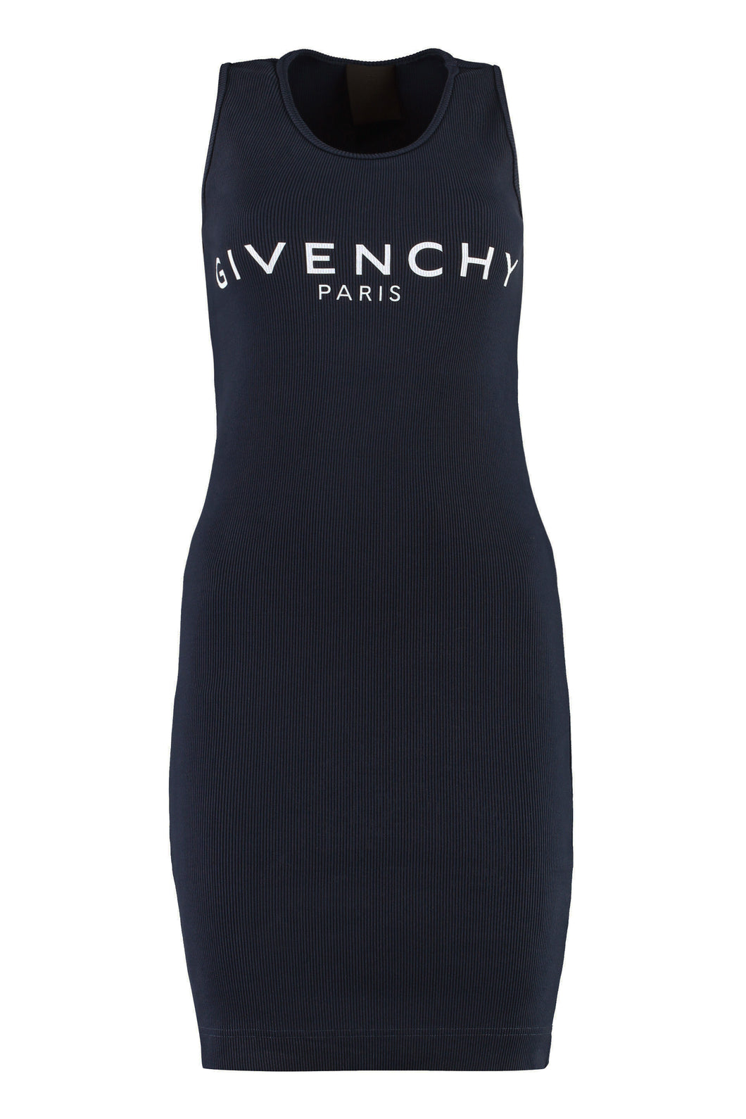 Abito in cotone con logo