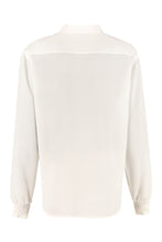 Load image into Gallery viewer, Pussy-bow silk blouse

