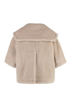 Load image into Gallery viewer, Cambusa wool blend cape coat
