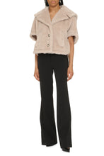 Load image into Gallery viewer, Cambusa wool blend cape coat
