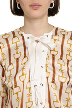 Carica l'immagine nel visualizzatore di Gallery, Blusa-body con scollo a V incrociato
