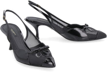 Carica l'immagine nel visualizzatore di Gallery, Slingback a punta in vernice e rete
