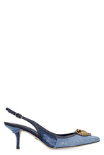 Carica l'immagine nel visualizzatore di Gallery, Slingback a punta in denim
