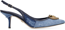 Carica l'immagine nel visualizzatore di Gallery, Slingback a punta in denim
