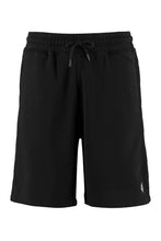 Carica l'immagine nel visualizzatore di Gallery, Track-pants corti in cotone stretch
