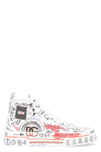 Carica l'immagine nel visualizzatore di Gallery, Sneakers high-top in tela con patch

