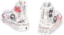 Carica l'immagine nel visualizzatore di Gallery, Sneakers high-top in tela con patch
