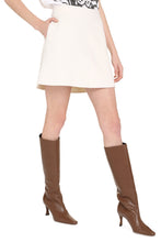 Load image into Gallery viewer, Leak wool mini skirt
