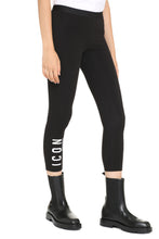 Carica l'immagine nel visualizzatore di Gallery, Leggings in cotone con logo

