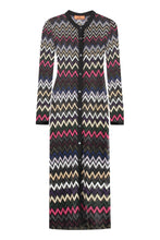 Carica l'immagine nel visualizzatore di Gallery, Cardigan in maglia jacquard
