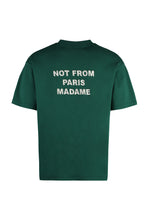 Load image into Gallery viewer, Slogan cotton crew-neck T-shirt
