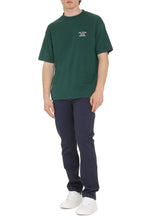 Load image into Gallery viewer, Slogan cotton crew-neck T-shirt
