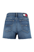 Carica l'immagine nel visualizzatore di Gallery, Shorts in denim a vita alta
