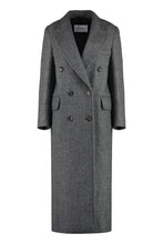 Load image into Gallery viewer, Eccesso Double-breasted virgin wool  coat
