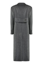 Load image into Gallery viewer, Eccesso Double-breasted virgin wool  coat
