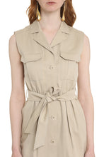 Load image into Gallery viewer, Elica belted cotton shirtdress
