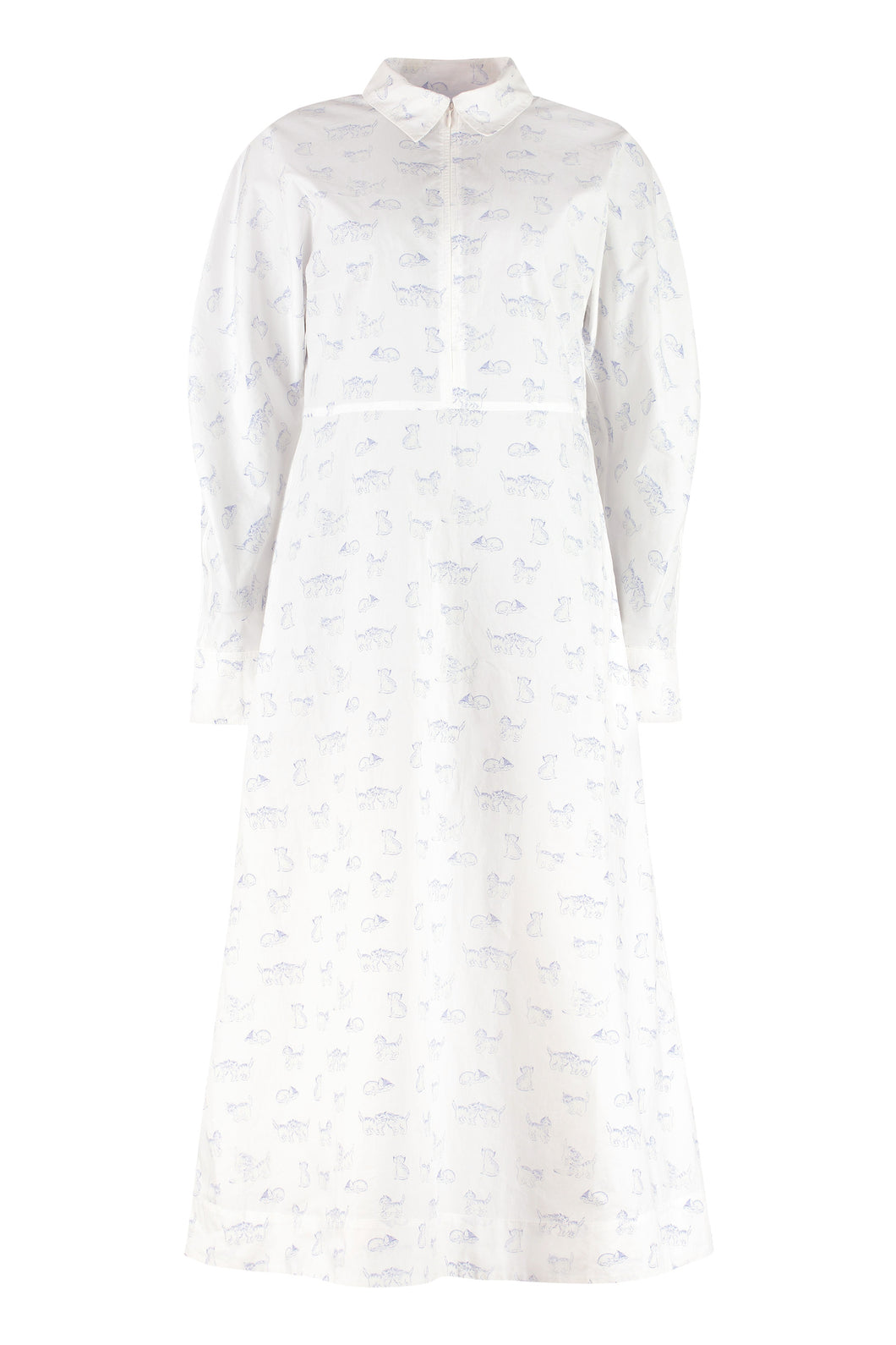 Cotton shirtdress