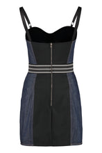 Load image into Gallery viewer, Denim bustier dress
