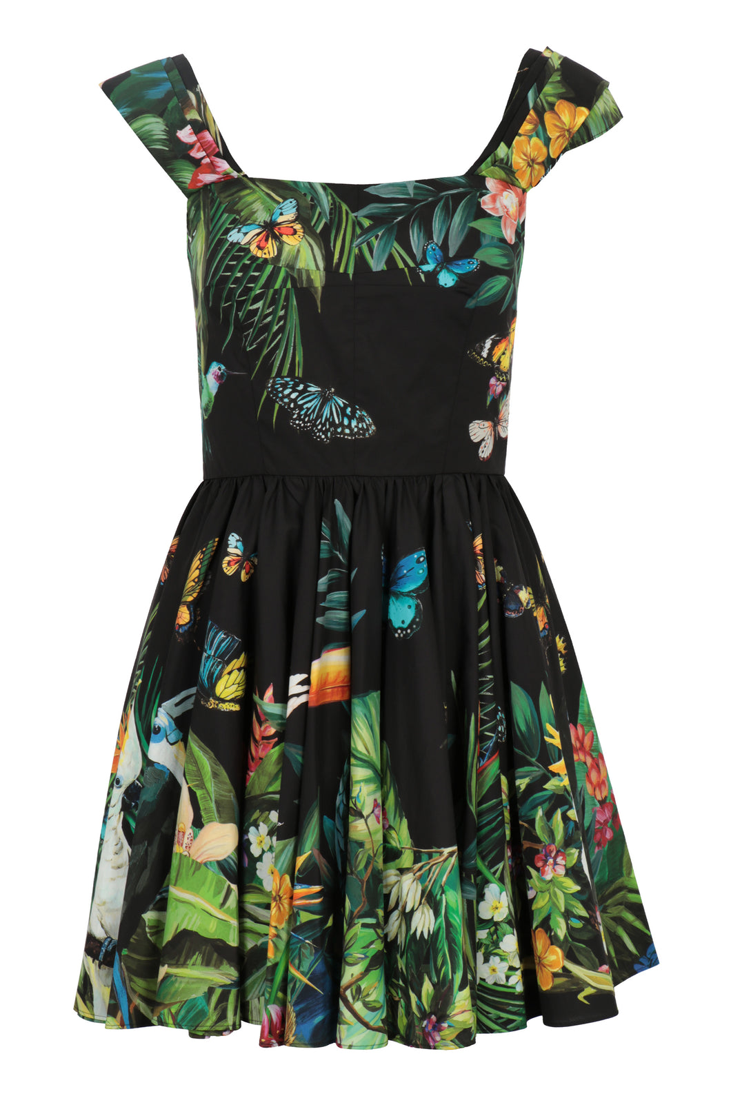 Abito in cotone stampato