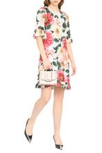 Carica l&#39;immagine nel visualizzatore di Gallery, Abito in cady stampa Camelie
