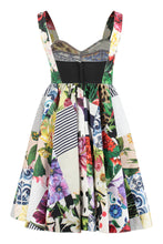 Carica l&#39;immagine nel visualizzatore di Gallery, Abito in cotone stampato
