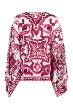 Carica l'immagine nel visualizzatore di Gallery, Blusa in seta stampata
