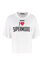 Carica l'immagine nel visualizzatore di Gallery, T-shirt girocollo in cotone
