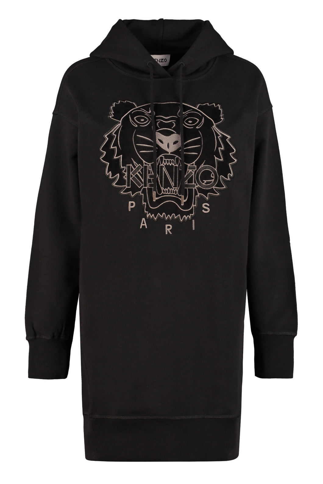 Logo print cotton sweatdress