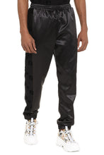 Carica l'immagine nel visualizzatore di Gallery, Track-pants in raso con bande logate
