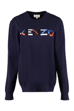 Carica l'immagine nel visualizzatore di Gallery, Pullover in cotone con logo ricamato
