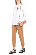 Carica l'immagine nel visualizzatore di Gallery, T-shirt in cotone stretch con stampa
