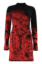 Carica l'immagine nel visualizzatore di Gallery, Mini-abito in maglia jacquard
