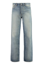 Carica l'immagine nel visualizzatore di Gallery, Jeans straight leg Asagao a 5 tasche
