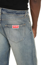 Carica l'immagine nel visualizzatore di Gallery, Jeans straight leg Asagao a 5 tasche
