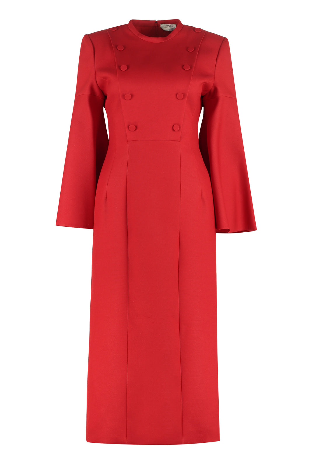 Wool and silk mini dress