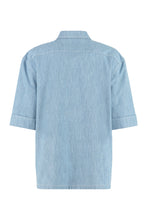 Carica l'immagine nel visualizzatore di Gallery, Camicia a maniche corte in denim
