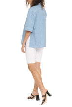 Carica l'immagine nel visualizzatore di Gallery, Camicia a maniche corte in denim
