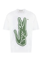 Carica l'immagine nel visualizzatore di Gallery, Lacoste x Comme des Garçons - T-shirt a maniche corte in cotone con stampa
